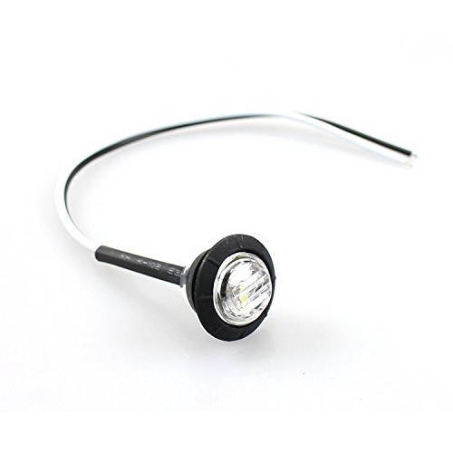 Pack of 50 Madcatz Red Light Clear Lens 3/4 inch Bullet Side ...