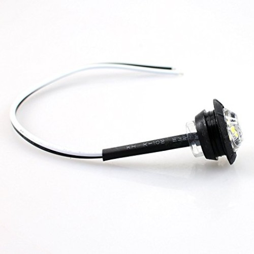 Pack of 50 Madcatz Red Light Clear Lens 3/4 inch Bullet Side ...