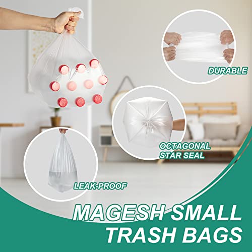 Magesh 4 Gallon Trash Bag Strong, Leakage-Free, Small Garbage Bags...