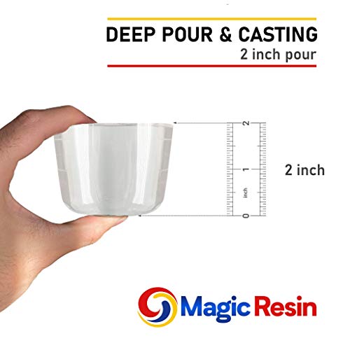 Magic Resin | 3 Gallon 11.4 L | 2 DEEP Pour & Casting Epoxy Re...