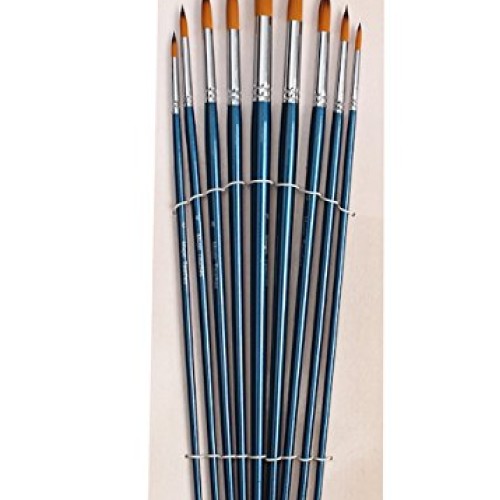 Artist Round Paint Brushes - Professional Quality Golden Nylon, Lo...