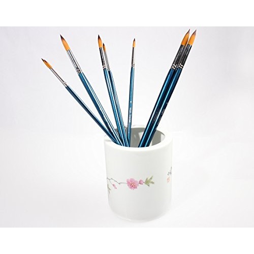 Artist Round Paint Brushes - Professional Quality Golden Nylon, Lo...