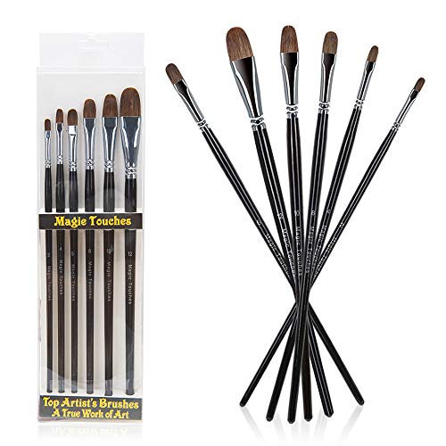 Magic Touches Making Life Magical Artist Paint Brushes Red Sable ...