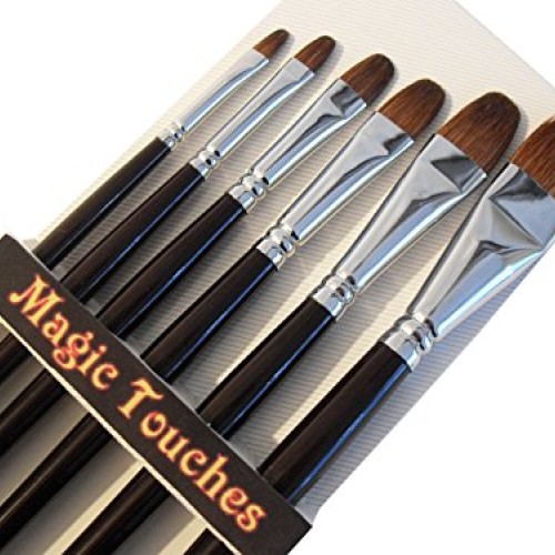 Magic Touches Making Life Magical Artist Paint Brushes Red Sable ...
