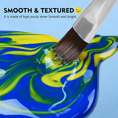 Magicfly Permanent Soft Fabric Paint Set, Set of 1460ml Each Tex...