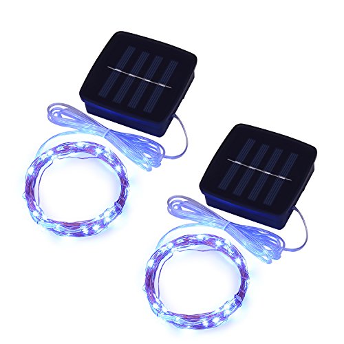 Magicnight Solar Mini Teeny Tiny Lights,Starry String Light for Ga...