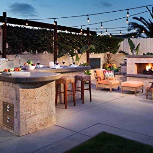 Solar String Lights, MagicPro 15 LED Light Bulbs Solar String Ligh...