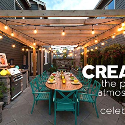 Solar String Lights, MagicPro 15 LED Light Bulbs Solar String Ligh...