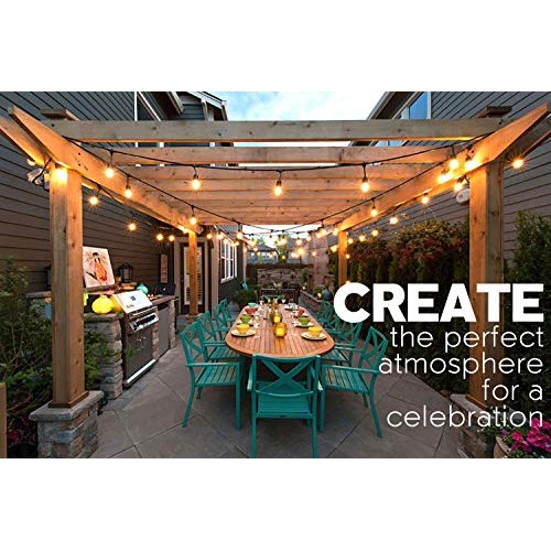 Solar String Lights, MagicPro 15 LED Light Bulbs Solar String Ligh...
