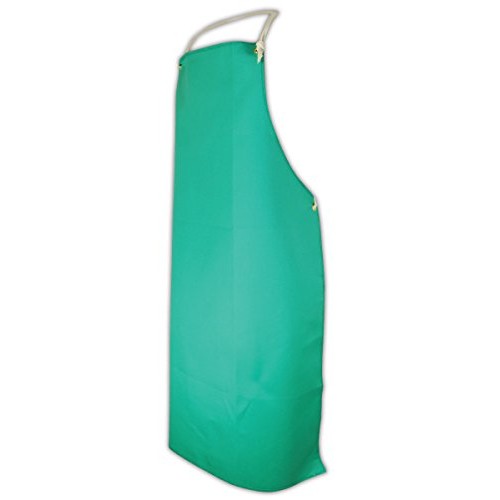 Magid 18030 SparkGuard Green Flame Resistant Bib Style Apron, 25 ...