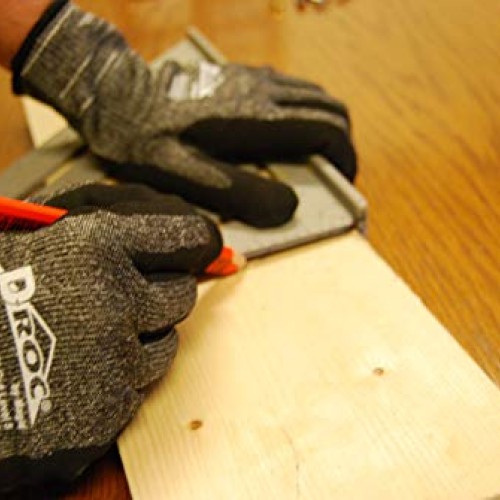 MAGID Cut Resistant Black Nitrile Coated Mechanics Work Gloves | E...