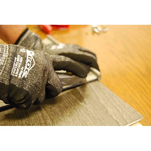 MAGID Cut Resistant Black Nitrile Coated Mechanics Work Gloves | E...