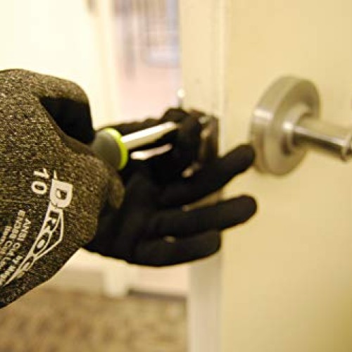 MAGID Cut Resistant Black Nitrile Coated Mechanics Work Gloves | E...
