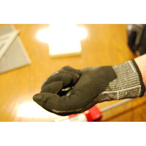 MAGID Cut Resistant Black Nitrile Coated Mechanics Work Gloves | E...