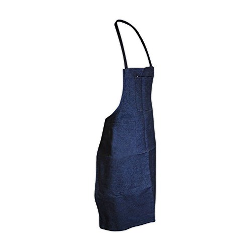 Magid Glove & Safety B836-2P Denim Bib Style Apron, 28” x 36”, Blue