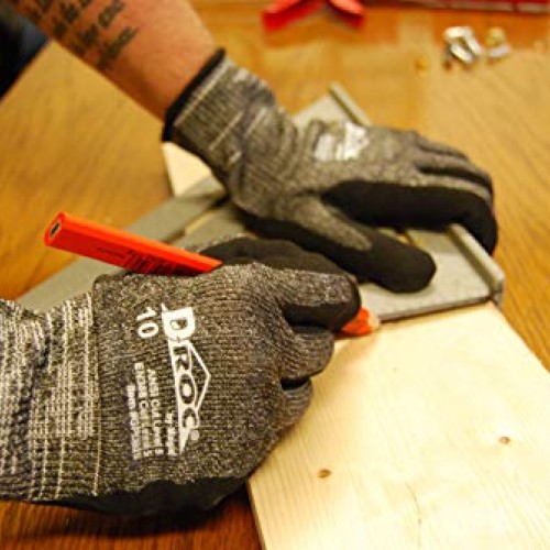 Magid Glove & Safety GPD82011 Cut Resistant Black Nitrile Coated M...