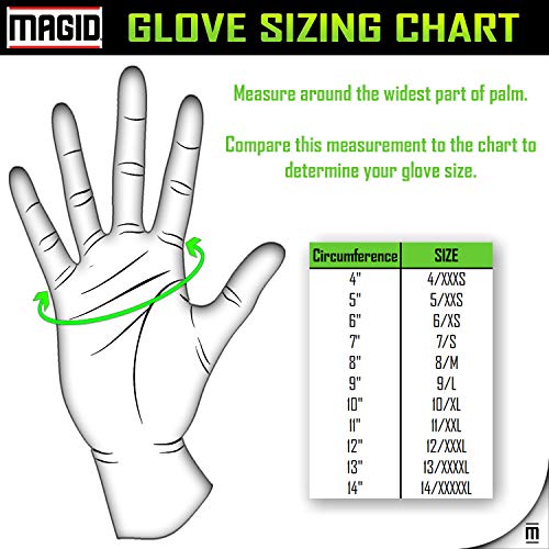 Magid Glove & Safety GPD82011 Cut Resistant Black Nitrile Coated M...