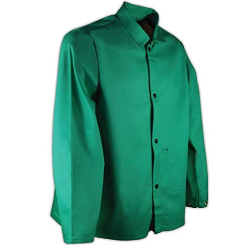 Magid SparkGuard Flame Resistant 12 oz. Cotton Jacket, 30”, Green,...