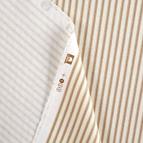 Magnolia Home Fashions Berlin Ticking Stripe Driftwood