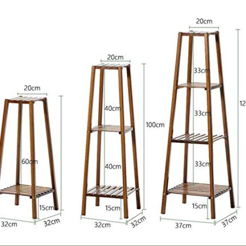 Magshion Bamboo Tall Plant Stand Pot Holder Small Space Table 4 T...