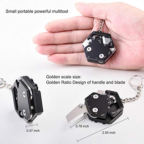 Magstone Multitool keychains Hexagon shape Stainless Steel Pocket ...