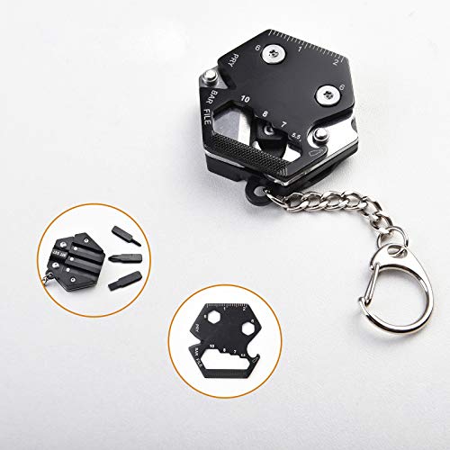Magstone Multitool keychains Hexagon shape Stainless Steel Pocket ...