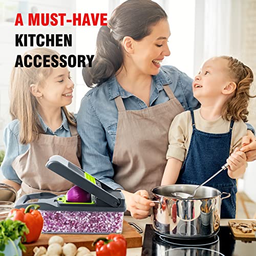 Vegetable Chopper, Pro Onion Chopper, Multifunctional 13 in 1 Food...