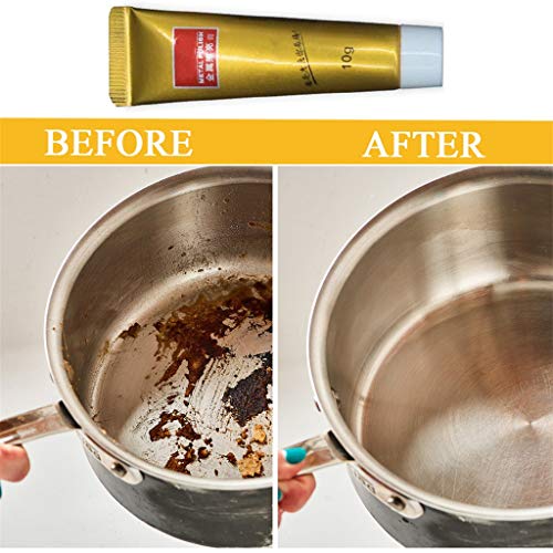 Ultimate Metal Polish Cream Rust Remover,Stainless Steel Cleaner a...