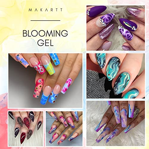 Makartt Clear Blooming Gel 15ml UV LED Soak Off Nail Art Polish fo...