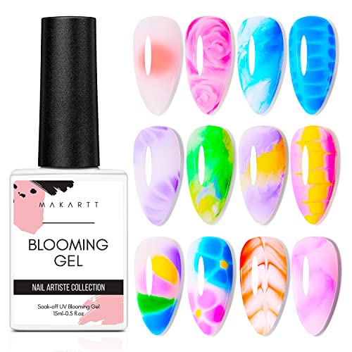 Makartt Clear Blooming Gel 15ml UV LED Soak Off Nail Art Polish fo...