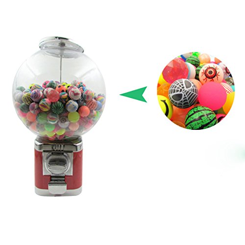 30 Pcs Bouncing Bouncy Balls Bulk Set, Assorted Colorful Neon Mixe...