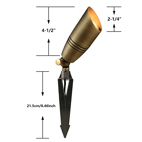 Makergroup LED Brass Spotlight Uplight 12V Low Voltage Landscape O...