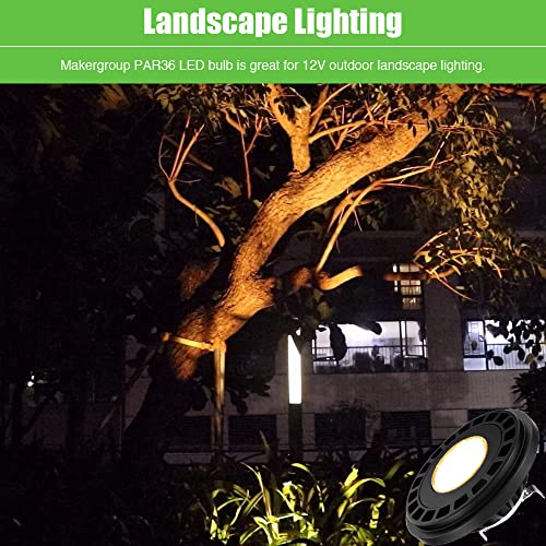 Makergroup PAR36 Landscape LED Light Bulb 10W 12V Low Voltage Wate...
