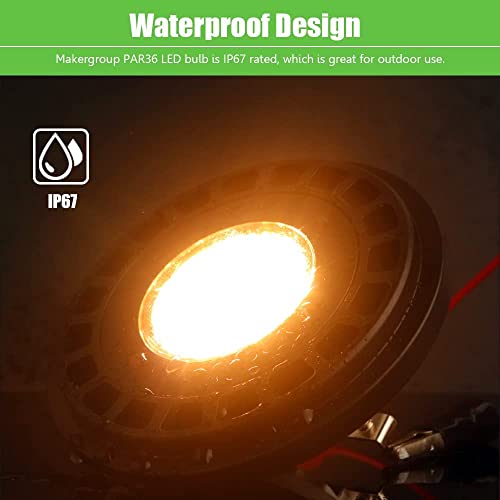 Makergroup PAR36 Landscape LED Light Bulb 10W 12V Low Voltage Wate...