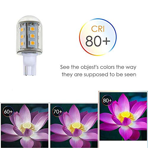 Makergroup T5 T10 Wedge Base LED Light Bulbs Glass Dome 12VAC/DC 2...