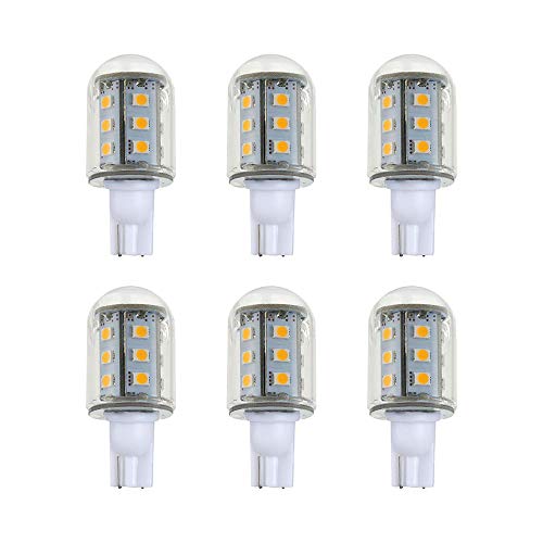 Makergroup T5 T10 Wedge Base LED Light Bulbs Glass Dome 12VAC/DC 2...
