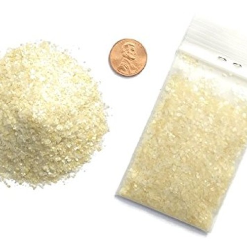 Natural Crushed Mother-of-Pearl for Woodworking Inlay, Bleached, M...