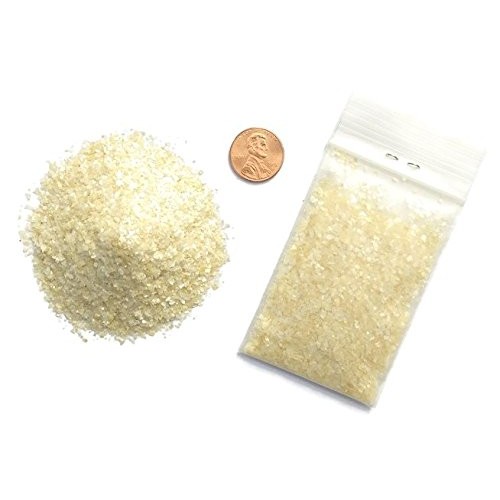 Natural Crushed Mother-of-Pearl for Woodworking Inlay, Bleached, M...
