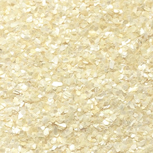 Natural Crushed Mother-of-Pearl for Woodworking Inlay, Bleached, M...