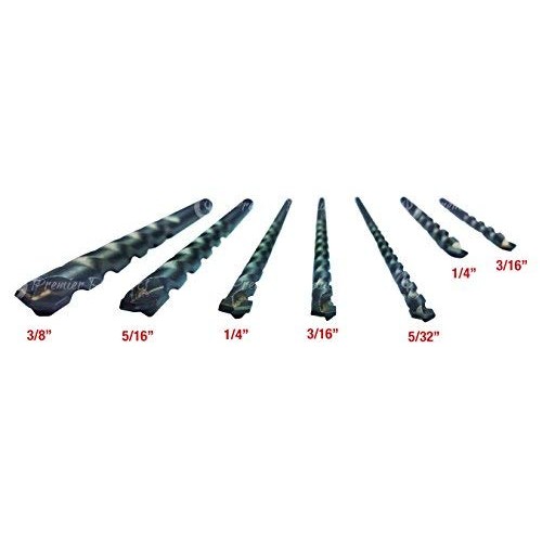 Makita 7 Piece - Complete Concrete Drill Bit Set for Hammer Drills...