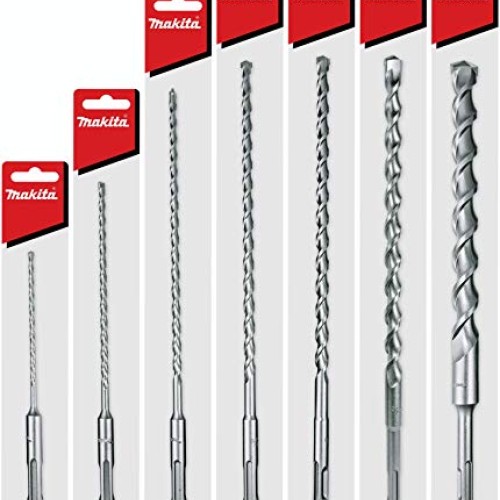 Makita 7 Piece - SDS-Plus Complete Drill Bit Set for SDS+ Rotary H...