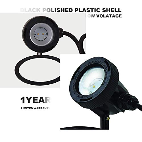 Malibu Submersible LED Light LED Low Voltage Landscape Lighting Po...
