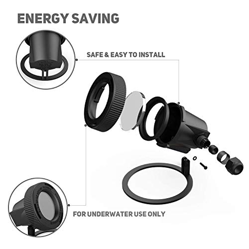 Malibu Submersible LED Pond Light Low Voltage Landscape Lighting U...