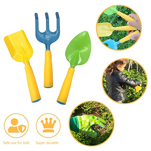 Malifea Kids Gardening Tool Set Colorful Children Garden Tools Bea...