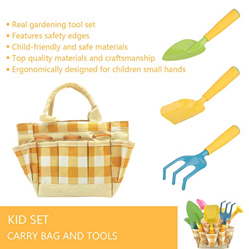 Malifea Kids Gardening Tool Set Colorful Children Garden Tools Bea...