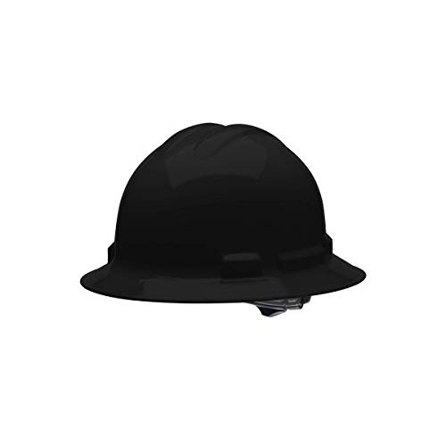 Malta Dynamics 4 pt. Full Brim Style Hard Hat Black, OSHA/ANSI C...