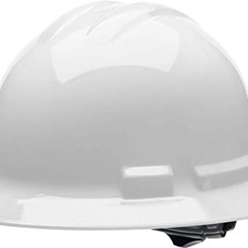 Malta Dynamics 4 pt. Full Brim Style Hard Hat White, OSHA/ANSI C...