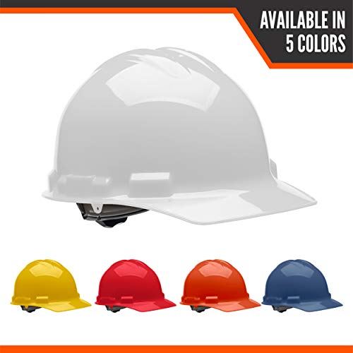 Malta Dynamics 4 pt. Ratchet Cap Style Hard Hat 1 Pack, White