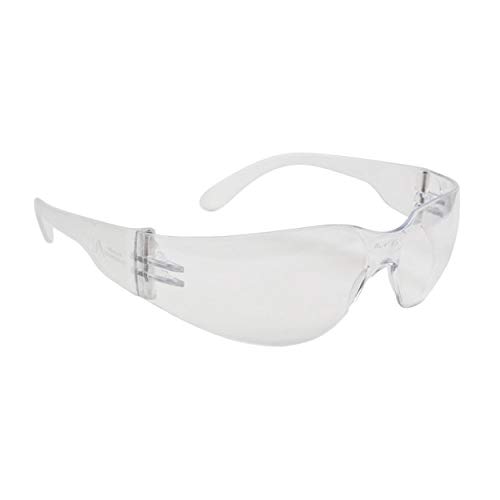 Malta Dynamics Clear Frame Safety Glasses, One Size, Anti-Scratch ...