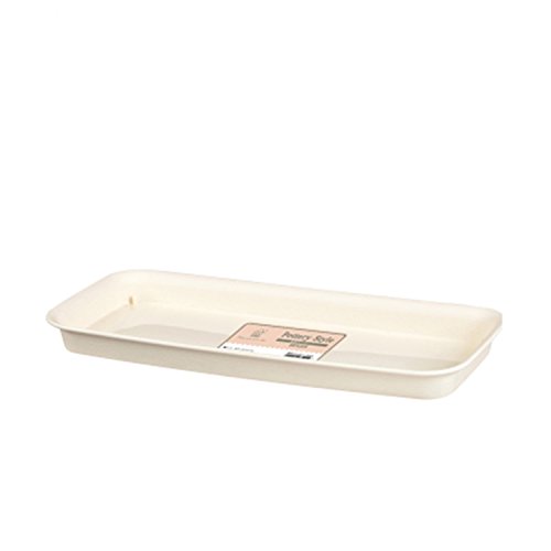 Malxs Pottery Style Rectangular Planter Saucer,15.6-inch in Length...